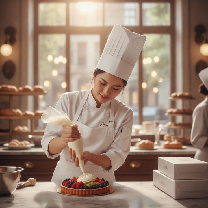Đội bánh được đào tạo tại Pháp