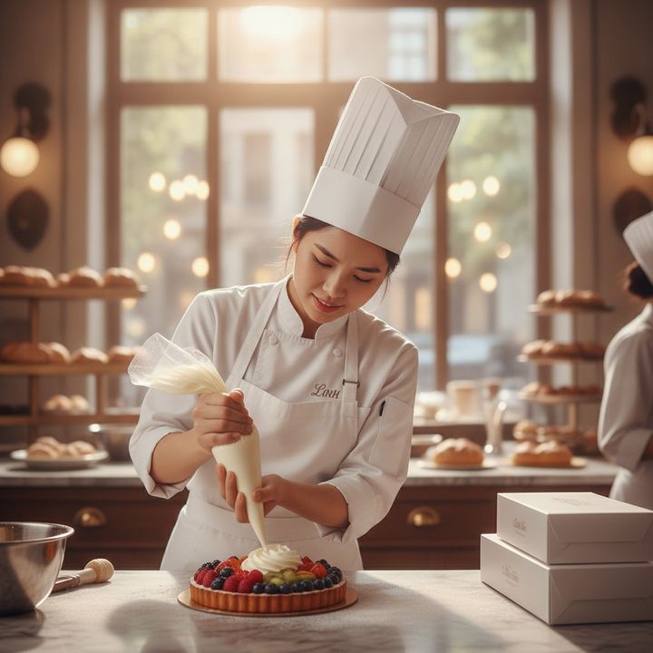 Đội bánh được đào tạo tại Pháp